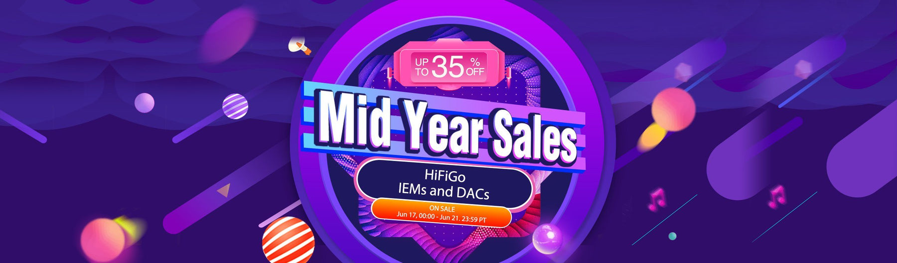 6.18 HiFiGo Mid year sale !!