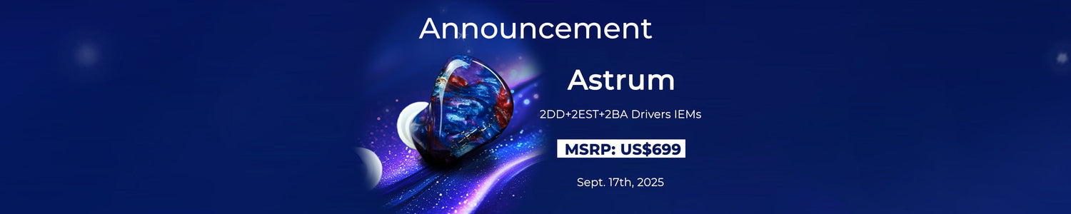 BGVP Launches Astrum 2DD+2BA+2EST Hybrid IEMs