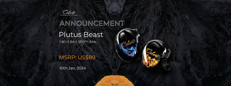 Celest Plutus Beast: Brand New 1 BCD+1BA+1SPD Tribrid IEMs