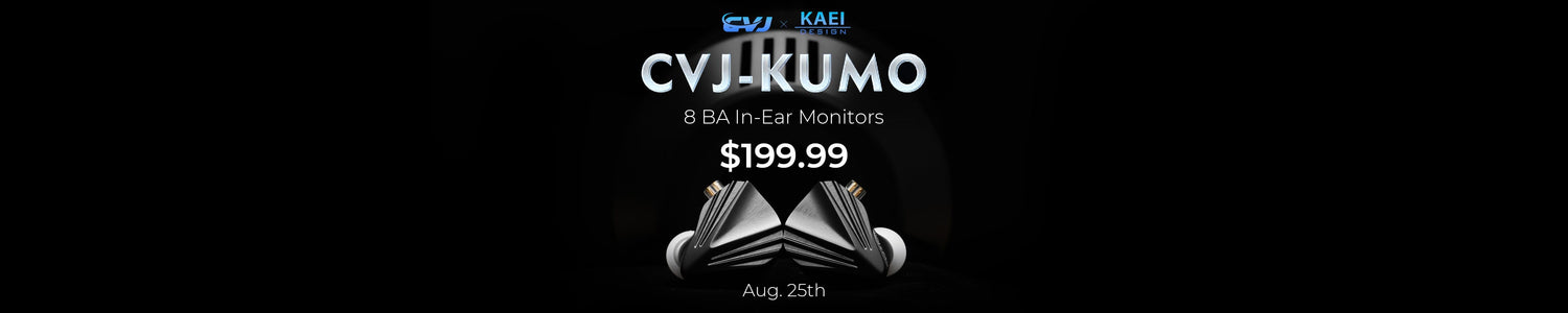 CVJ Kumo 8 BA Driver In-Ear Monitors With Four Tuning Switches
