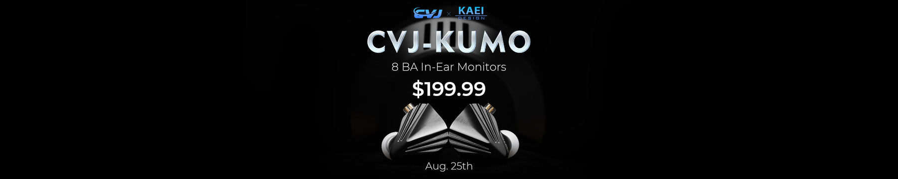 CVJ Kumo 8 BA Driver In-Ear Monitors With Four Tuning Switches
