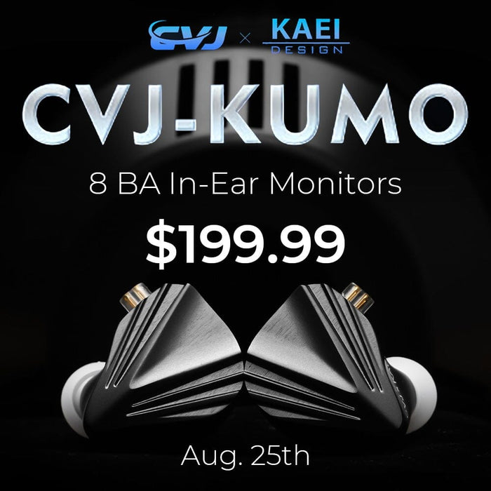 CVJ Kumo 8 BA Driver In-Ear Monitors With Four Tuning Switches