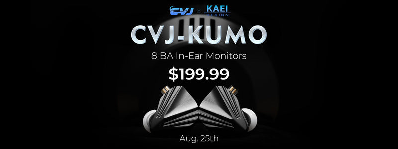 CVJ Kumo 8 BA Driver In-Ear Monitors With Four Tuning Switches