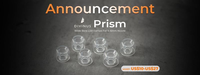 DIVINUS Launches New Prism Ear Tips Made WIth Liquid Silicone LSR Material