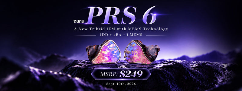 DUNU Launches PRS6 1DD+4BA+1MEMS Hybrid IEMs