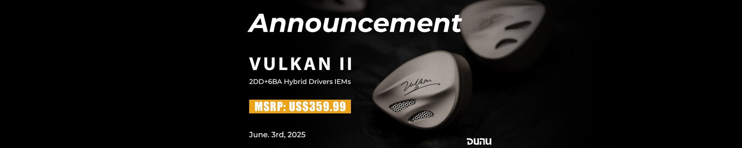 DUNU Launches Vulkan 2 IEMs With 2DD+6BA Hybrid Drivers