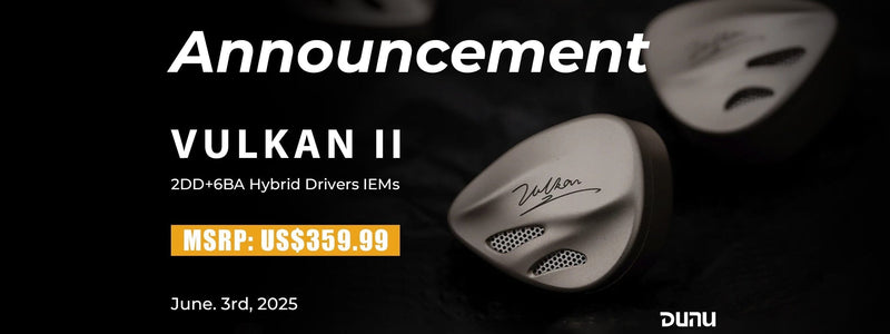 DUNU Launches Vulkan 2 IEMs With 2DD+6BA Hybrid Drivers