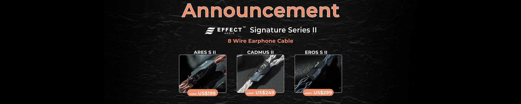 Effect Audio Launches Signature Series II: Next-Gen IEM Upgrade Cables