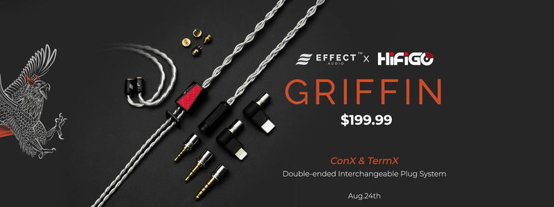 Effect Audio x HiFiGo Griffin: High-Purity 4-Wire Silver-Plated UP-OCC Copper Litz IEM Upgrade Cable