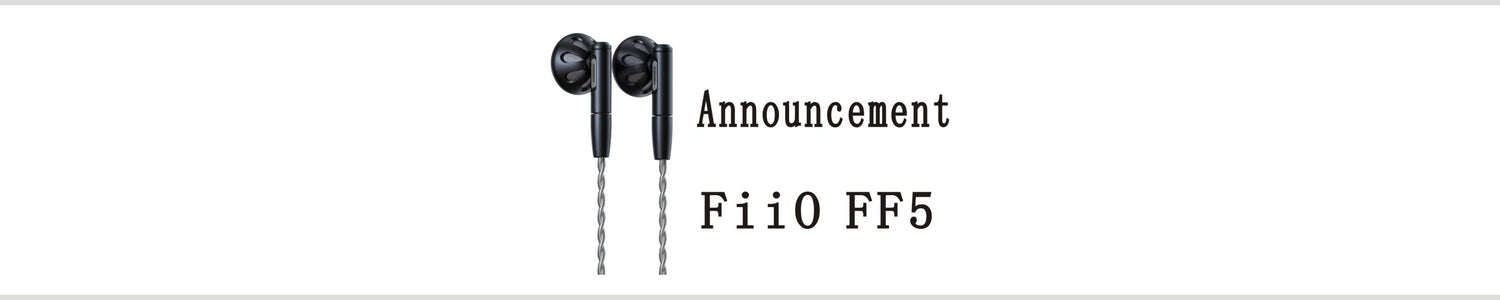 FiiO FF5 Brand New Earbuds with 14.2mm Newly-Developed Carbon-Based Diaphragm Dynamic Driver