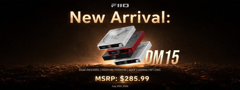 FiiO Introduces DM15 Portable CD Player with Dual AK4493S DAC Chipset!!