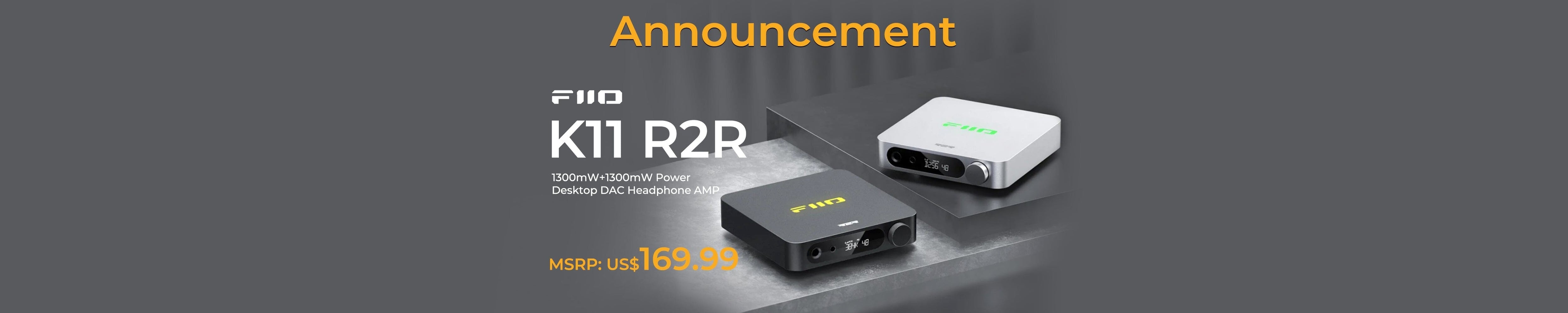 FiiO K11 R2R High-Performance Desktop DAC / AMP — HiFiGo