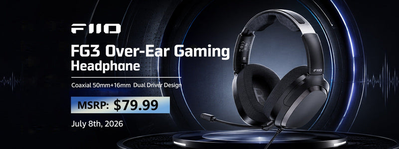 FiiO Launches FG3: Dual Dynamic Driver Over-Ear Headphones