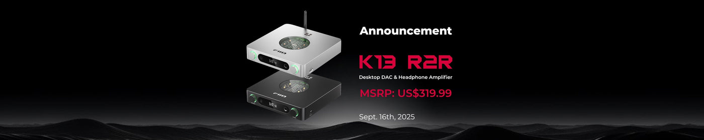 FiiO Launches K13 R2R Desktop DAC and Amplifier