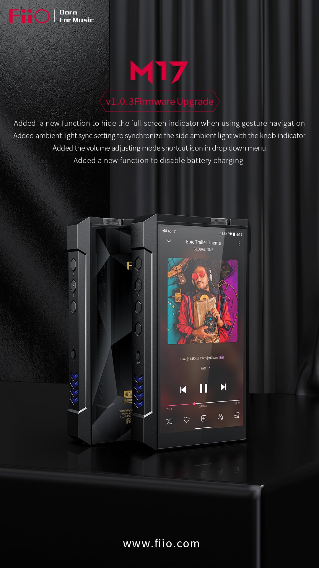 FiiO M17 FW1.0.3 Latest Firmware Released