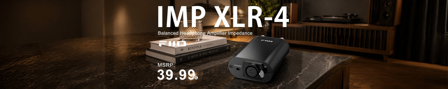 FiiO Presents IMP XLR-4: Impedance Headphone Adapter for Power Amplifiers
