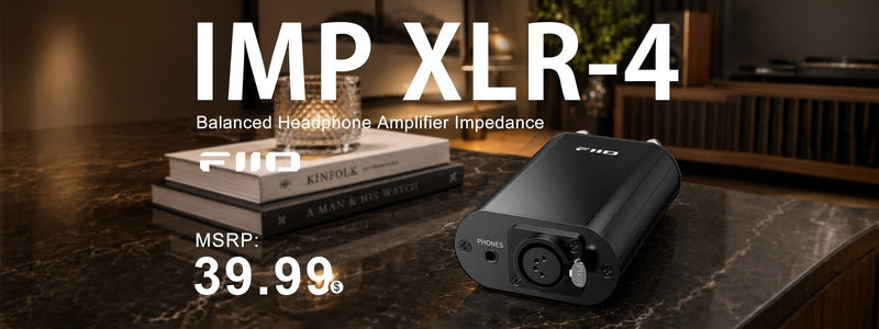 FiiO Presents IMP XLR-4: Impedance Headphone Adapter for Power Amplifiers