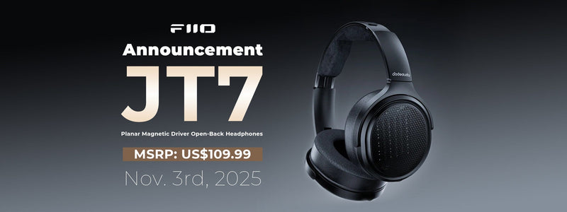FiiO Presents JT7 Open-Back Planar Magnetic Driver Headphones