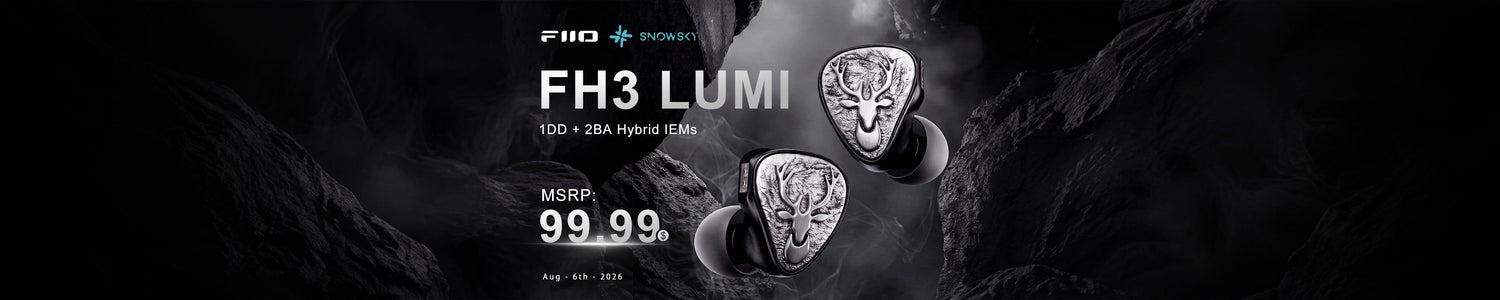 FiiO Unveils SnowSky FH3 LUMI: Latest 1DD+2BA Driver Hybrid IEMs