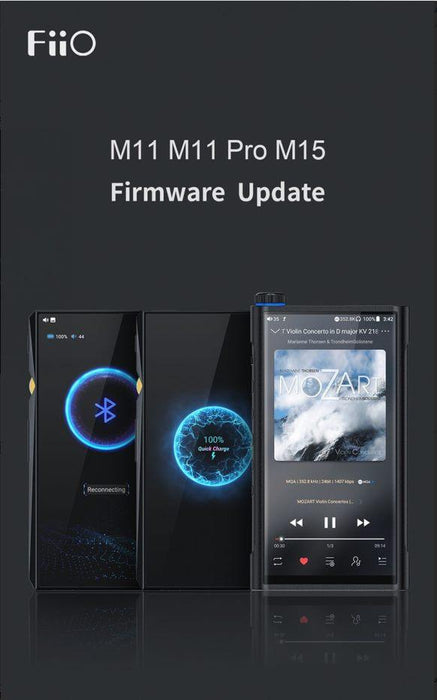 FiiO Updates M15/M11 Pro/M11 with Global MQA Support