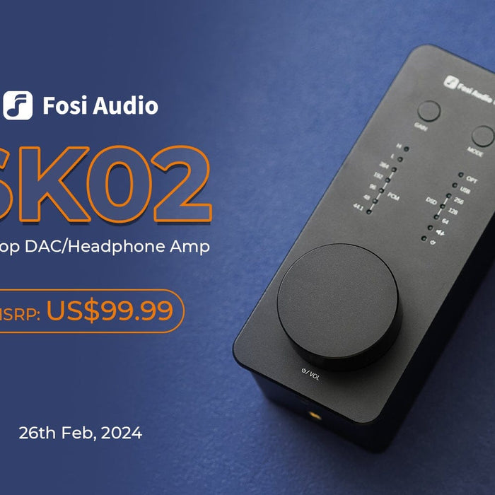 Fosi Audio SK02 High-Performance ES9038Q2M DAC/AMP