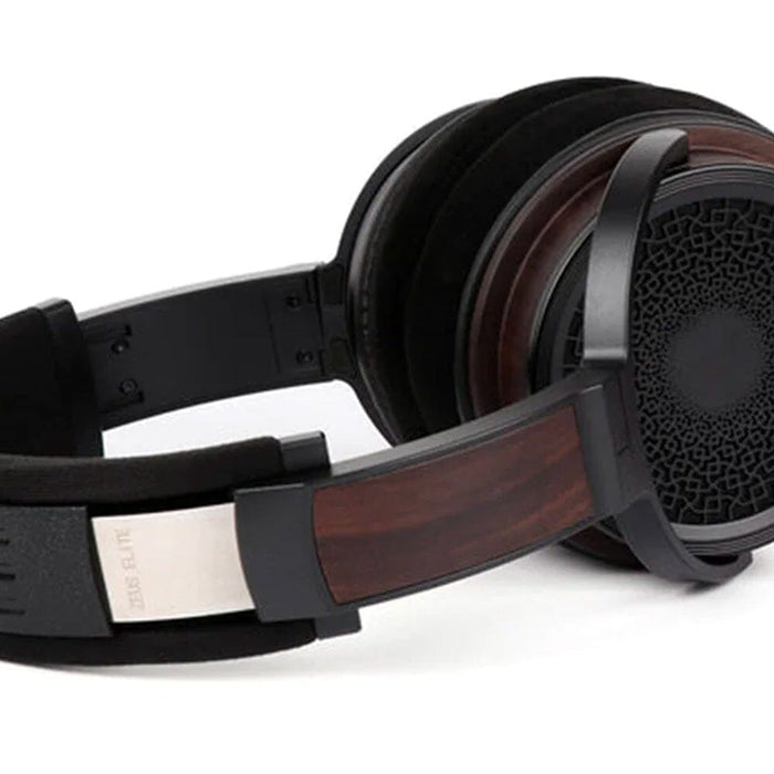 HarmonicDyne Zeus Elite Premium Over-Ear Headphones with Wooden Earcups & 50mm Large Dynamic Drivers