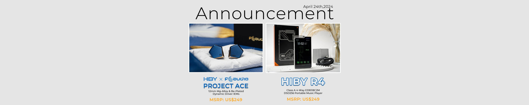 HiBy Launches R4 Android Music Player and Project Ace 12mm Single Dyna ...
