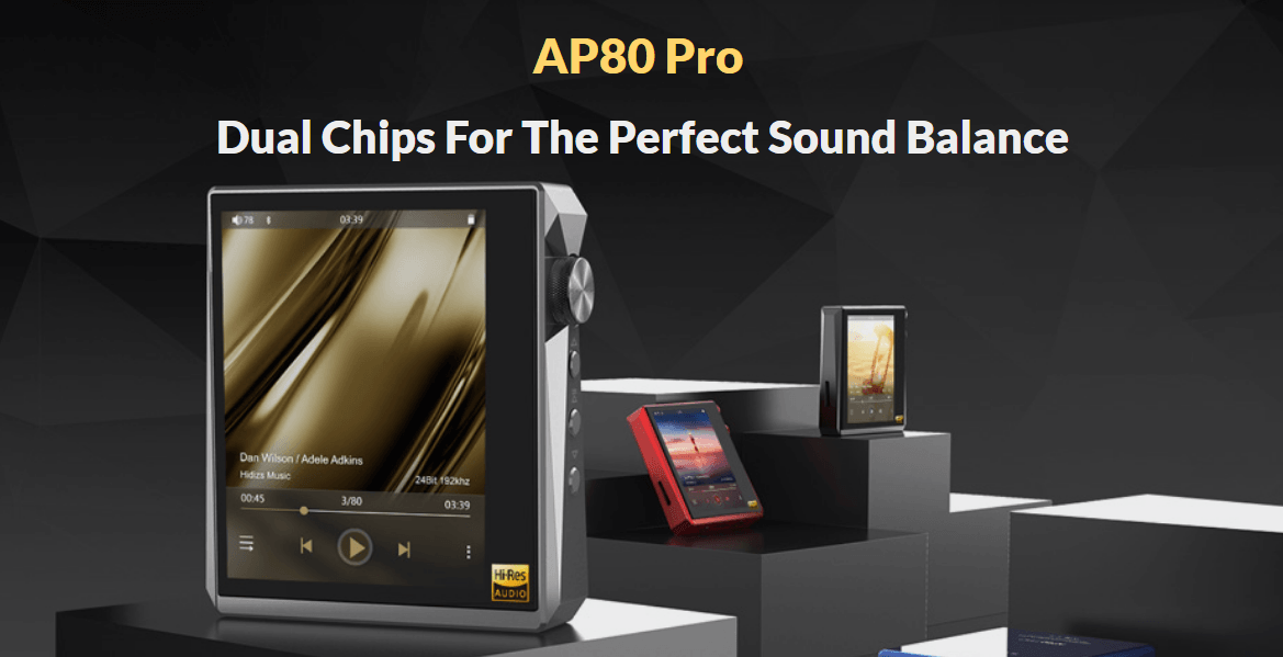 Hidizs AP80 Pro, Smallest Hi-res Mini Music Player Comes with Dual DAC DSD256 | Hifigo