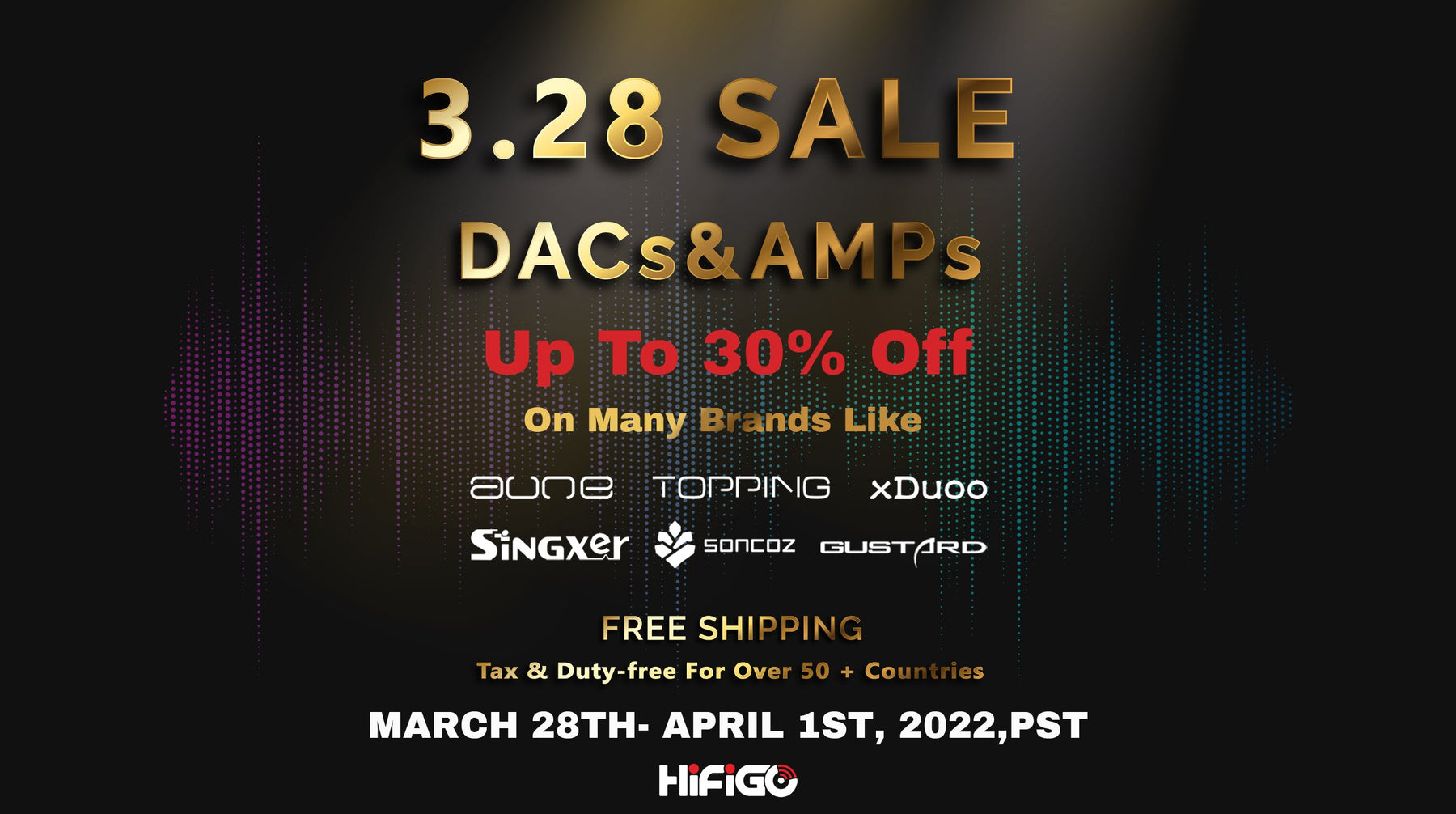 HiFiGo 3.28 Discounted Sale Deals on DAC/AMPs