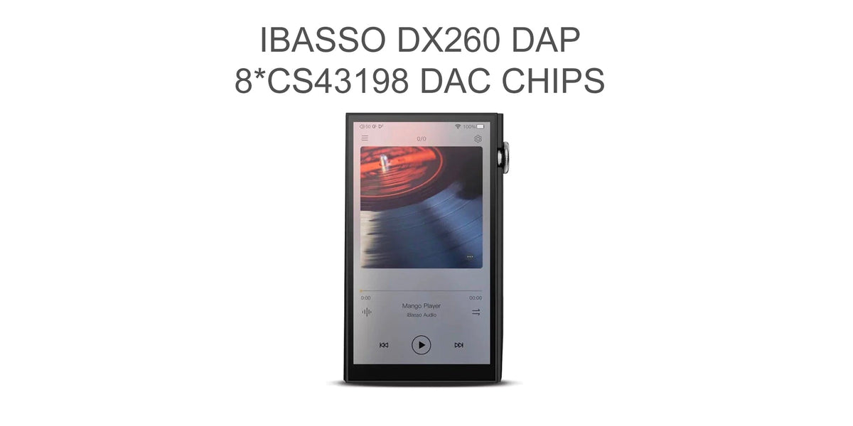 iBasso DX260 High-End Portable Android Audio Player With Eight 