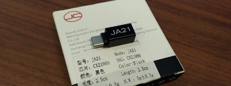 JCally JA21 Headphone DAC Review