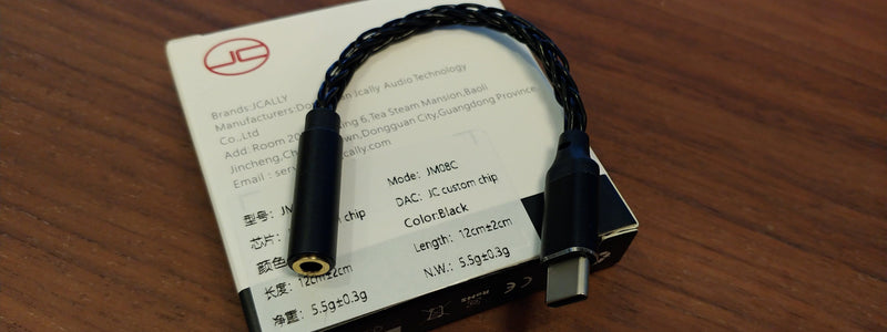 JCally JM08c Headphone DAC Review