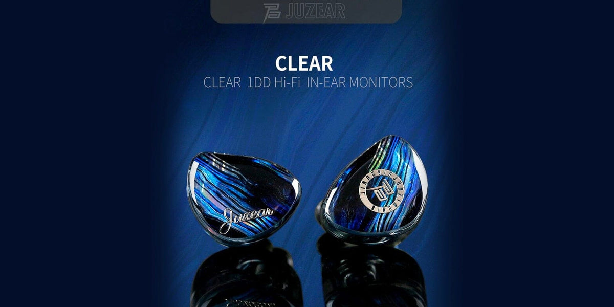 JUZEAR Clear Brand New Single Dynamic Driver IEMs With 10mm LCP Driver ...