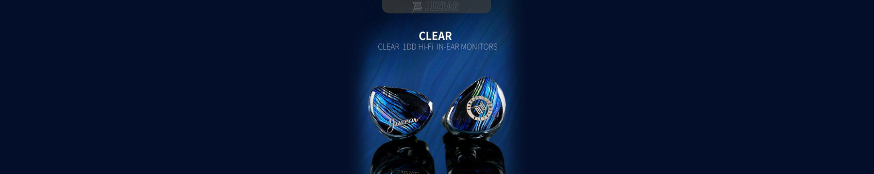 JUZEAR Clear Brand New Single Dynamic Driver IEMs With 10mm LCP Driver Unit