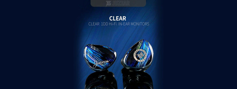 JUZEAR Clear Brand New Single Dynamic Driver IEMs With 10mm LCP Driver Unit