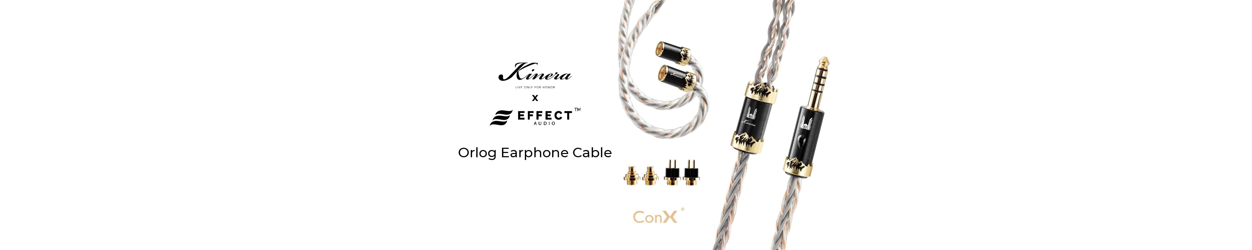 Kinera x Effect Audio Orlog ConX Premium Mixed Hybrid IEM Upgrade Cabl