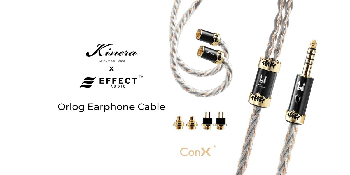 Kinera x Effect Audio Orlog ConX Premium Mixed Hybrid IEM Upgrade Cabl