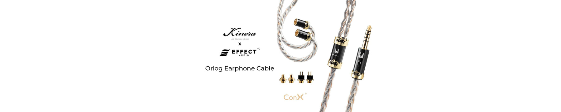 Kinera x Effect Audio Orlog ConX Premium Mixed Hybrid IEM Upgrade Cable