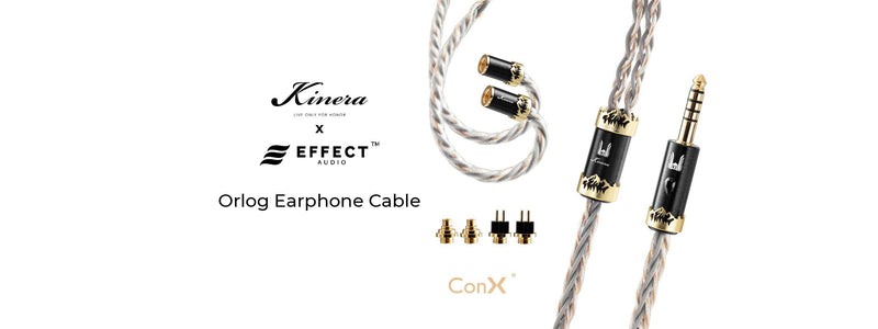 Kinera x Effect Audio Orlog ConX Premium Mixed Hybrid IEM Upgrade Cable