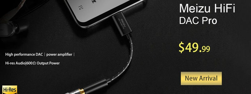 Meizu HiFi Audio Pro type-c to 3.5mm DAC decoding Headphone Amplifier Adapter Launched Today