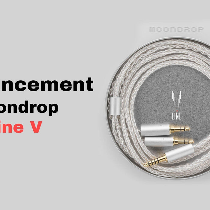 Moondrop Introduces "Line V": 8-Core OFC Silver-Plated Headphone Upgrade Cable
