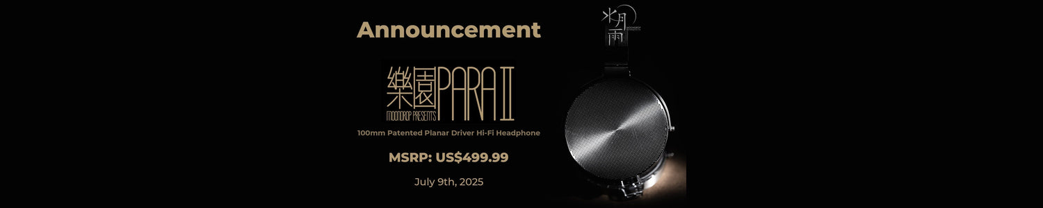 Moondrop Introduces Para 2: Full-Sized Over-Ear Headphones with 100mm Ultra-Large Planar Driver