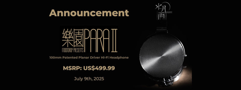 Moondrop Introduces Para 2: Full-Sized Over-Ear Headphones with 100mm Ultra-Large Planar Driver