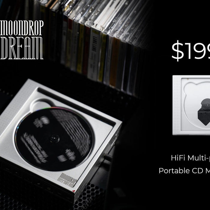 Moondrop Launches DiscDream CD Player, Para Headphones, Dark Saber IEMs, and FreeDSP IEM Upgrade Cable