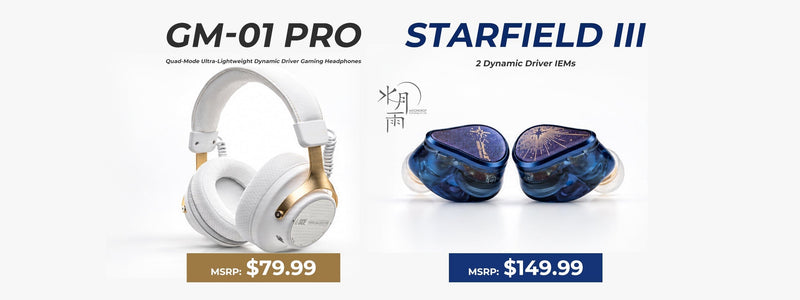 Moondrop Launches GM-01 Pro Quad-Mode Gaming Headset and Starfield 3 Dual-Dynamic Driver IEMs
