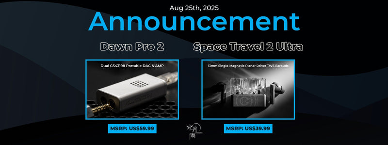 Moondrop Launches Space Travel 2 Ultra TWS & Dawn Pro 2 Portable USB DAC/AMP