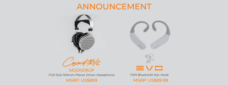Moondrop Reveals Cosmo Flagship 100mm Planar Magnetic Headphones and Evo HiFi Wireless Earhooks