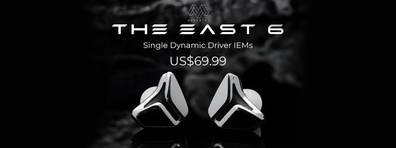 Muse HiFi East 6 10mm Tesla-Grade Dual-Magnetic Dual-Cavity Dynamic Driver IEMs
