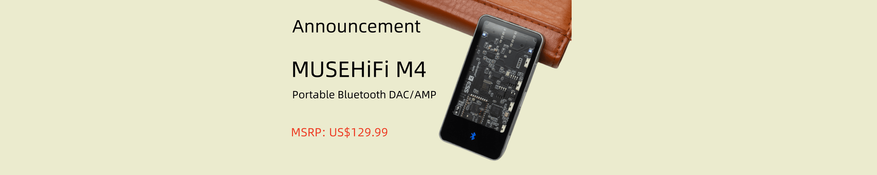 Muse HiFi M4 Flagship Bluetooth DAC/AMP With Dedicated HiFi Architecture