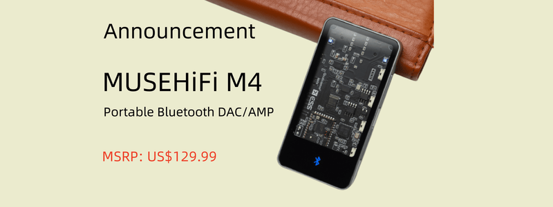 Muse HiFi M4 Flagship Bluetooth DAC/AMP With Dedicated HiFi Architecture